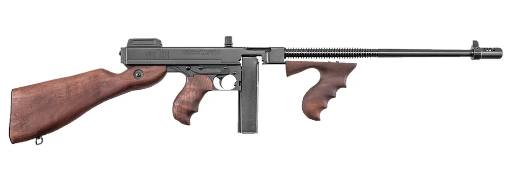 Thompson 1927A-1 Deluxe 45 ACP Tactical Rifle 16.50" Walnut Right Hand T1