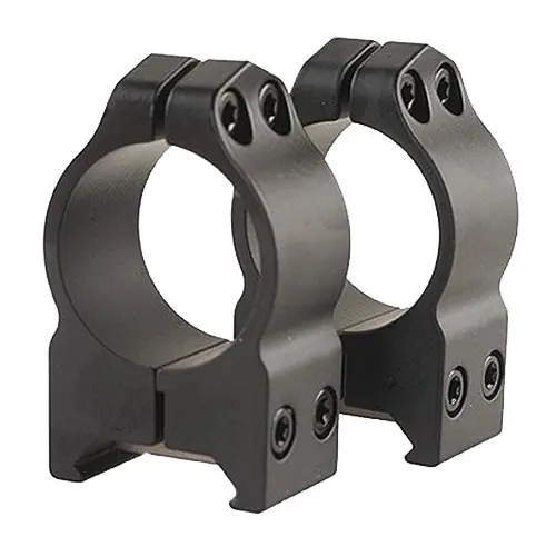 Warne Maxima Vertical Ring Set Fixed For Rifle Maxima/Weaver/Picatinny Medium 1" Tube Matte Black Steel