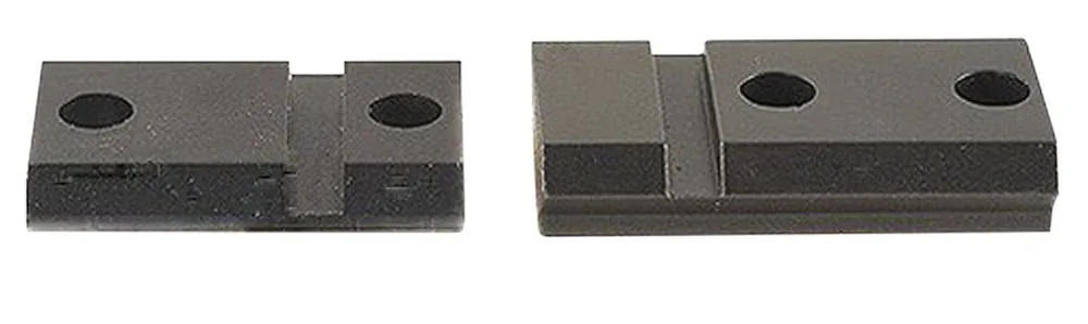 Warne Maxima Base Set For Rifle Weatherby Mark V Magnum Weaver Matte Black Steel