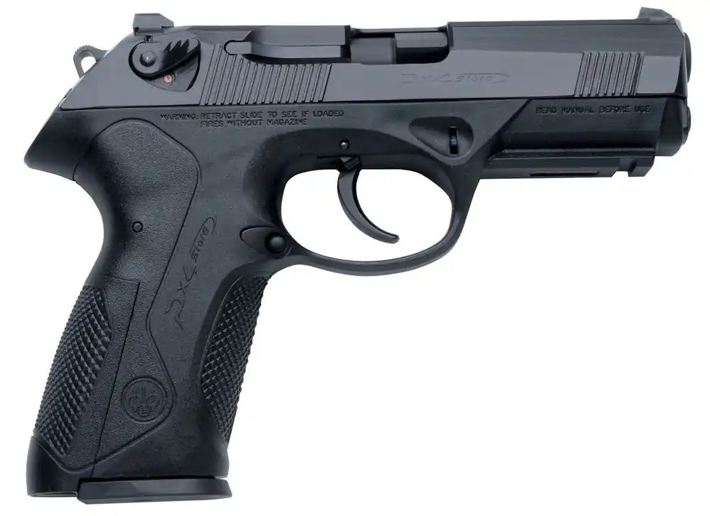 Beretta USA Px4 Storm *CA Compliant 40 S&W 4" 10+1 Overall Black Finish with Bruniton Steel Slide, Interchangeable Backstrap Grip, Picatinny Rail & Ambidextrous Safety, Decocker