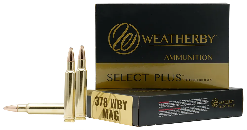 Weatherby Select Plus 378 Weatherby Magnum 270gr Barnes TSX Lead Free 20rd Bx/ 10 Cs