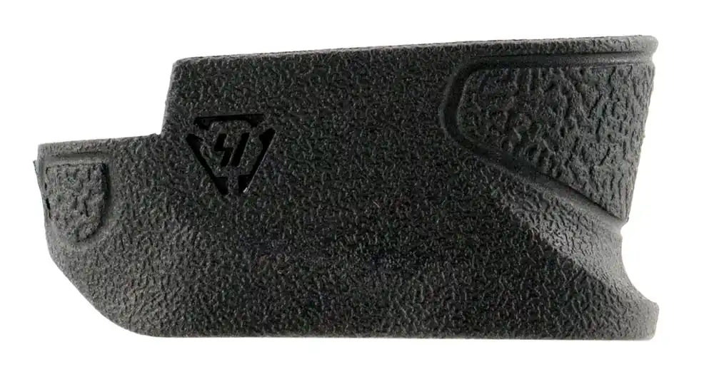 Strike Industries Enhanced Magazine Plate with Black Finish for S&W M&P Shield Magazines (Adds 2rds 9mm Luger, 1rd 40 S&W)