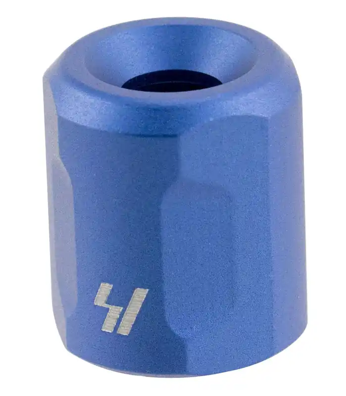 Strike Barrel Thread Protector 223 Rem/5.56x45mm NATO AR Platform Blue Anodized Aluminum 1/2"-28 tpi