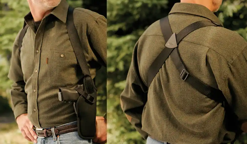 Uncle Mike‘s Sidekick Vertical Shoulder 7-8.5" Barrel Med/Lg DA Revolver