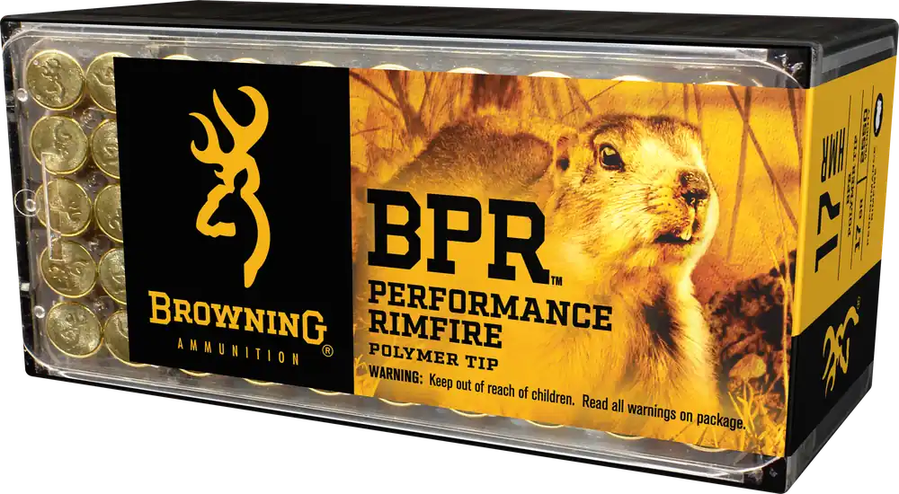 Browning BPR Performance 17 HMR 17 Gr 2550 fps Polymer Tip 50/Box