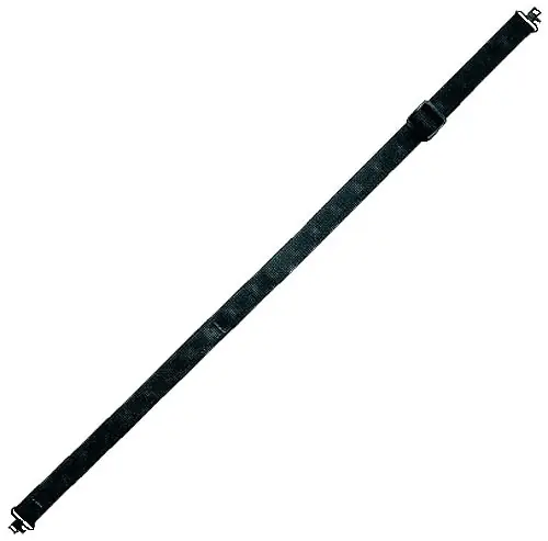 Butler Creek Mountain Sling made of Black Nylon Webbing with 48" OAL, 1.25" W, Adjustable Design & QD Swivels for Rifle/Shotgun