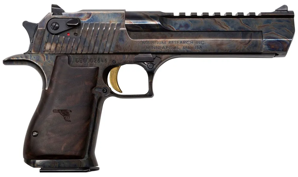 Magnum Research Desert Eagle Mark XIX 44 Rem Mag Pistol 6" Color Case Hardened Carbon Steel DE44CH