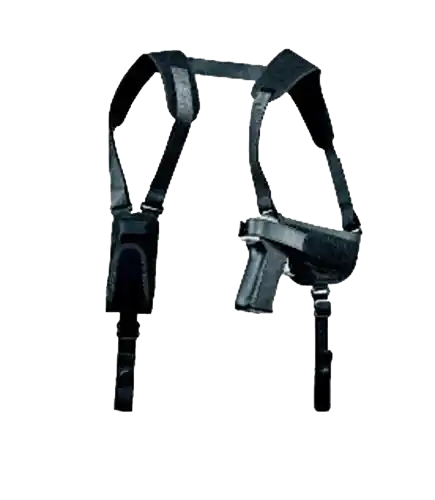 Uncle Mike‘s Pro-Pak Horizontal Shoulder 3.25-3.75" Med/Lg Auto Nylon Black