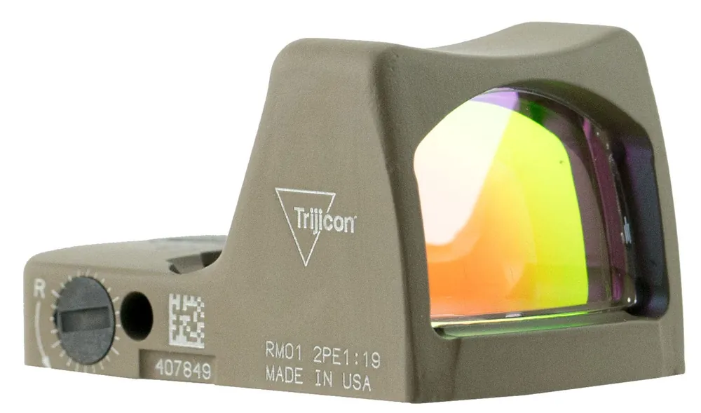 Trijicon RMR Type 2 Flat Dark Earth Cerakote 1x 3.25 MOA Illuminated Red LED Dot Reticle