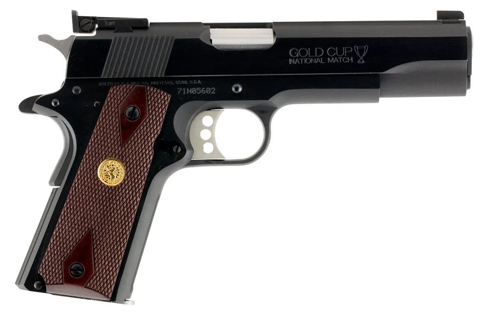 Colt Mfg Gold Cup National Match 9mm Luger Pistol 5" Blued O5872A1