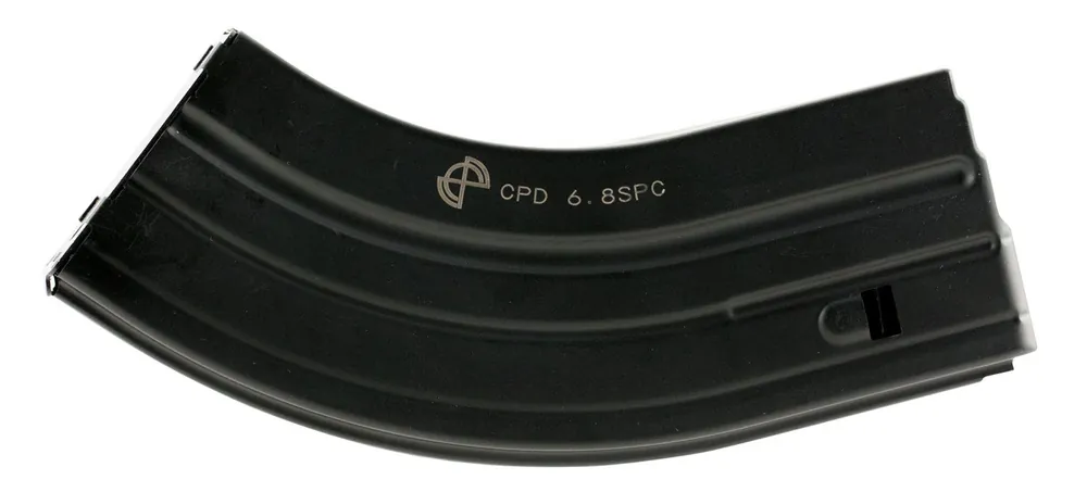 DuraMag SS Replacement Magazine Black with Gray Follower Detachable 28rd 22 Nosler, 6.8 SPC for AR-15