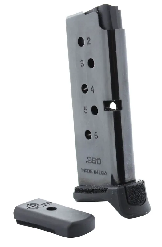 DuraMag Replacement Magazine Black 6rd 380 ACP for Ruger LCP, LCP II