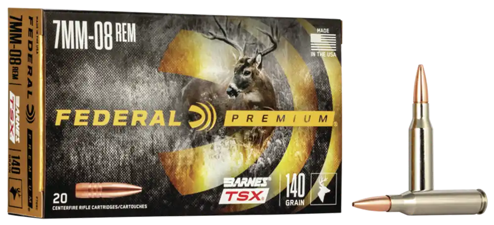 Federal Premium 7mm-08 Rem 140 gr Barnes Triple-Shock X 20 Bx