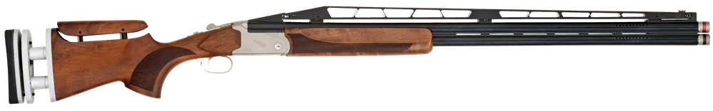 TriStar 35416 TT-15A Double Trap 12 Gauge 2rd 2.75" 32" Adjustable Rib Barrel Silver Rec Walnut Fixed with Adjustable Comb Stock Right Hand (Full Size) Includes 5 Extended MobilChoke
