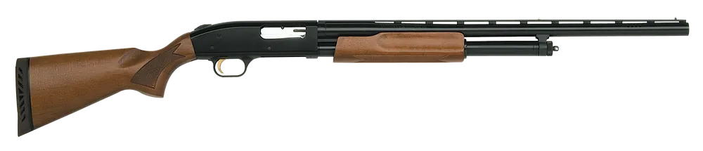 Mossberg 52132 500 Bantam All Purpose 12 Gauge with 24" Barrel, 3" Chamber, 5+1 Capacity, Blued Metal Finish & Hardwood Stock Right Hand (Youth) Includes Accu-Set Chokes