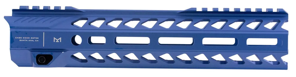 Strike Rail AR-15 Blue Aluminum 10" M-LOK