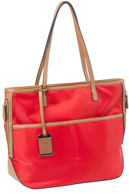 Bulldog Tote Purse w/Holster Red Nylon Most Sm Pistols & Revolvers RH
