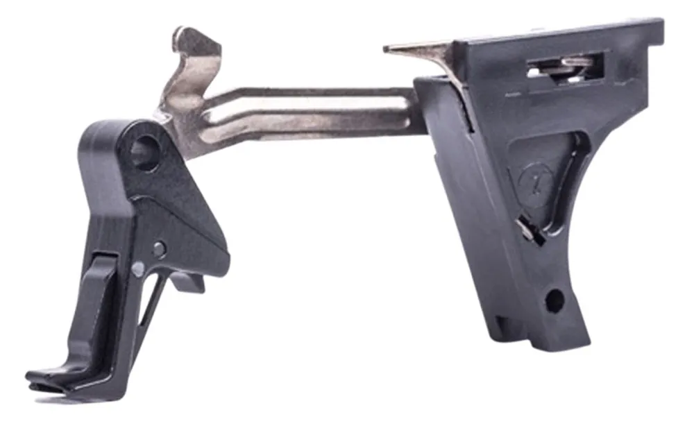CMC Triggers Drop-In Flat Trigger with Black Finish for Glock 21 Gen4 for Glock 21, 30, 41 Gen4