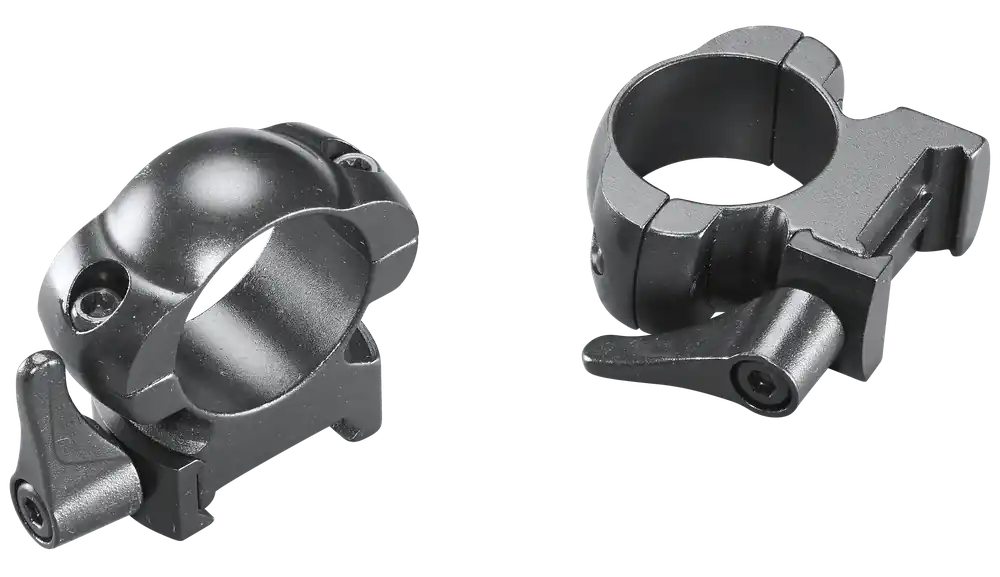 Weaver Mounts 49326 Lever Lok Scope Ring Set For Rifle High 1" Tube Matte Black Steel