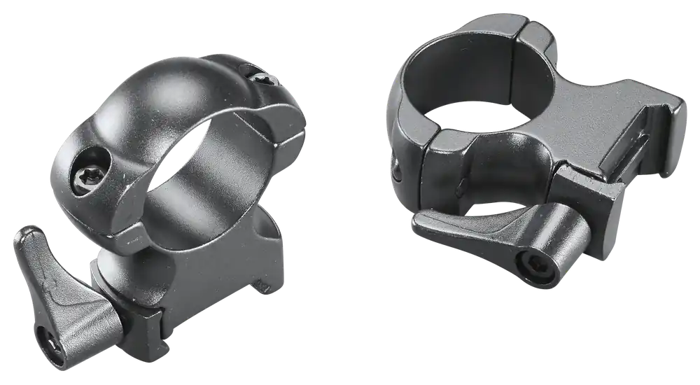 Weaver Mounts 49327 Lever Lok Scope Ring Set For Rifle Extra High 1" Tube Matte Black Steel
