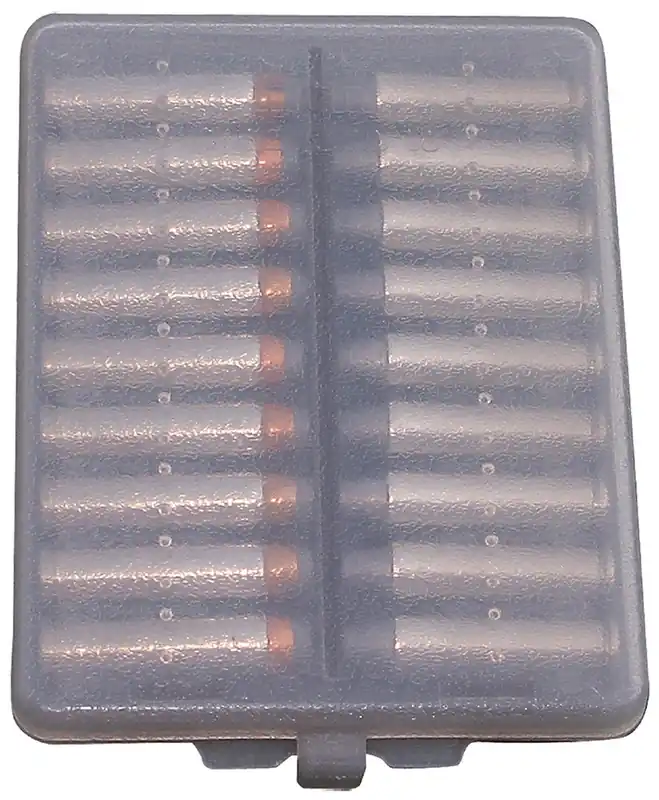 MTM Case-Gard Ammo Wallet Handgun 357 Mag/38 Cal. 18rd Clear Smoke Polymer