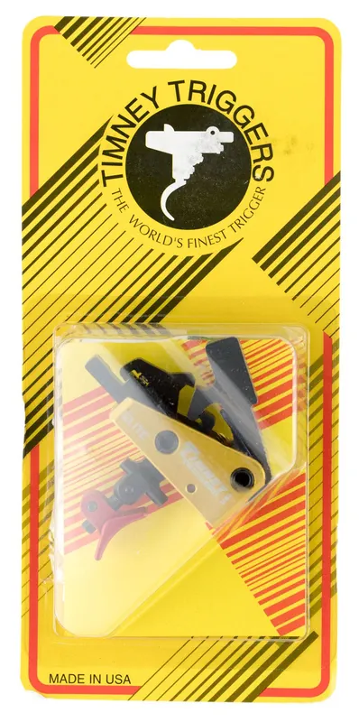 Timney Triggers Calvin Elite 1.50-2 lbs Draw Weight & Black/Gold Finish for AR-Platform