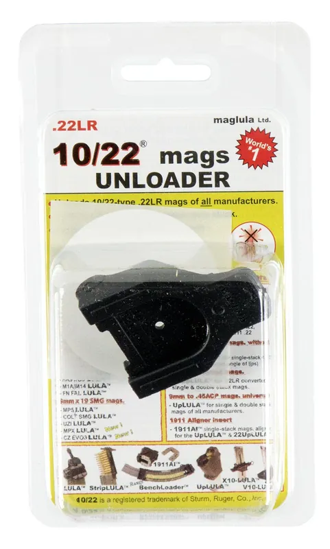 Maglula Unloader with Black Finish for 22 LR Ruger 10/22