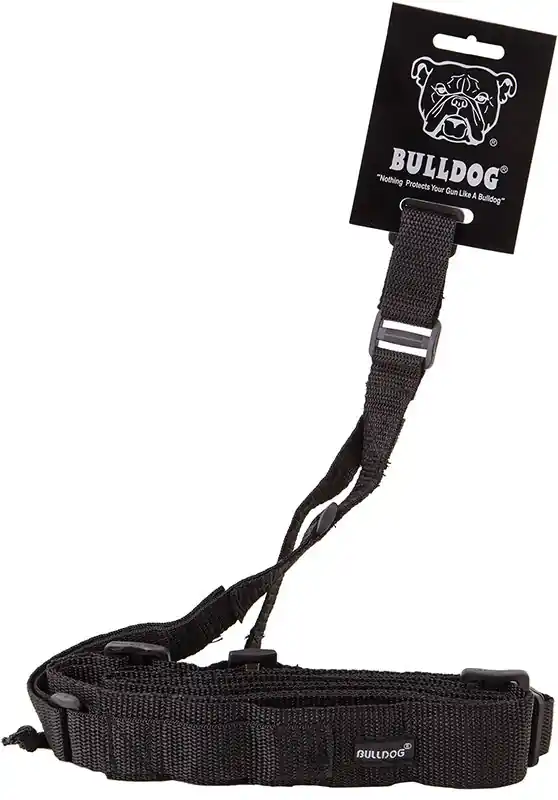 Bulldog Tactical Adjustable 3 Point Sling Black Nylon Webbing