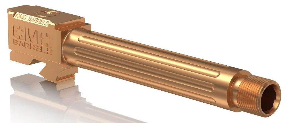 CMC Triggers Match Precision 9mm Luger 4.48" Bronze DLC Finish for Glock 17 Gen3-4