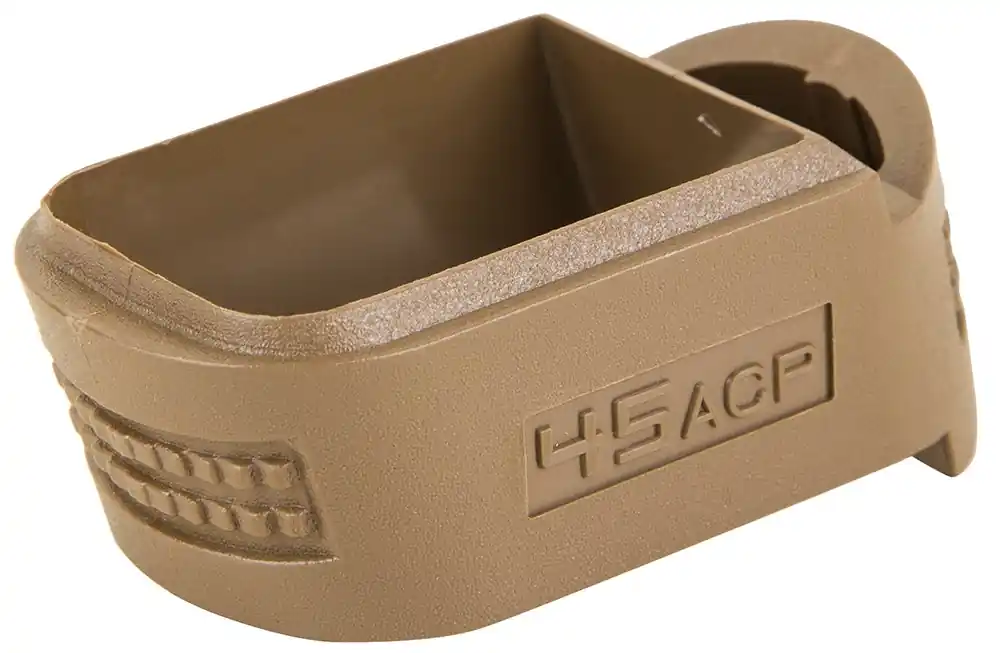 Springfield Armory Mag Sleeve with Flat Dark Earth Finish & 1 Piece Design for 45 ACP Springfield XD Magazine