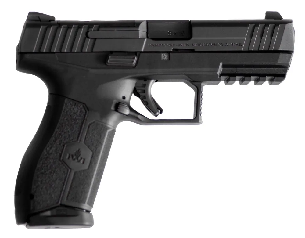 IWI US MASADA 9mm Luger Pistol 4.10" Black M9OR10