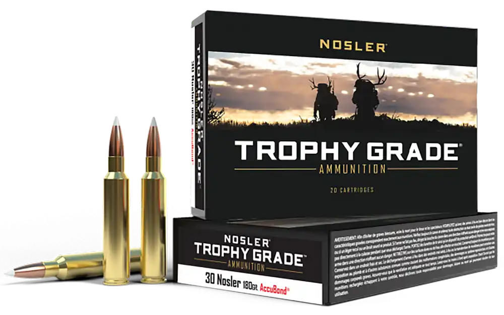Nosler Trophy Grade 30 Nosler 180 gr AccuBond 20 Bx