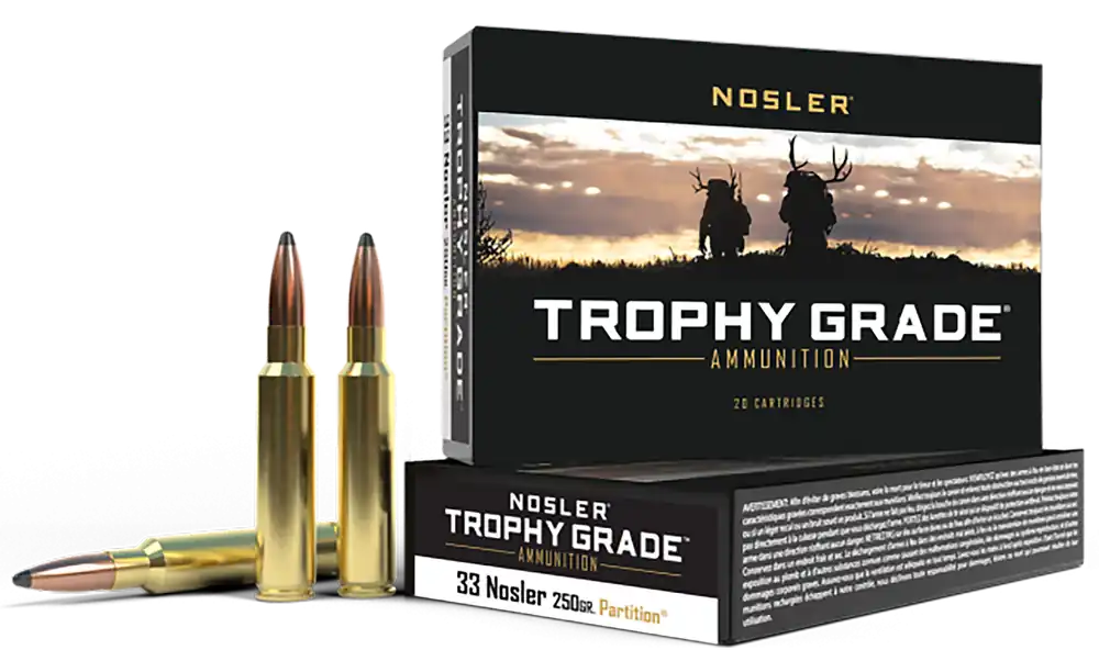 Nosler Trophy Grade 33 Nosler 250 gr Partition (PT) 20 Bx