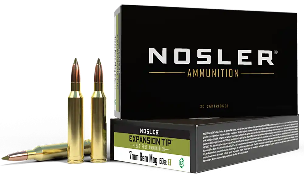 Nosler E-Tip 7mm Rem Mag 150 gr E-Tip Lead-Free 20 Bx