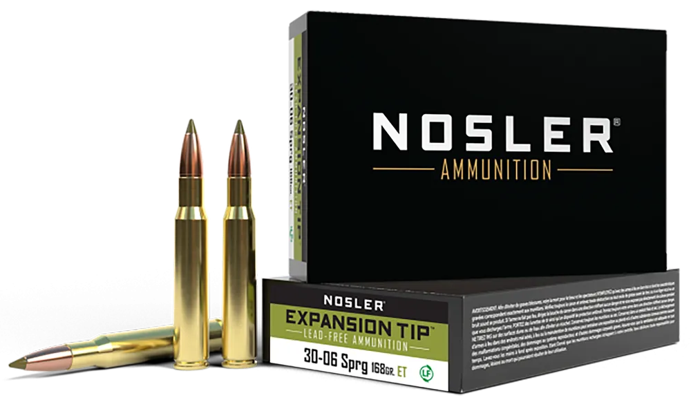 Nosler E-Tip 30-06 Springfield 168 gr E-Tip Lead-Free 20 Bx