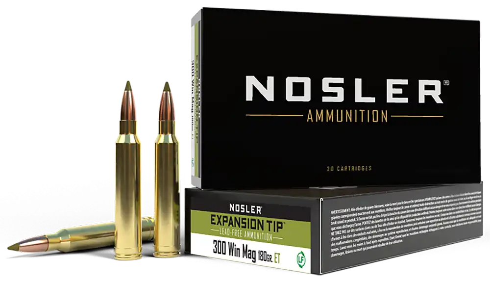 Nosler E-Tip 300 Win Mag 180 gr E-Tip Lead-Free 20 Bx