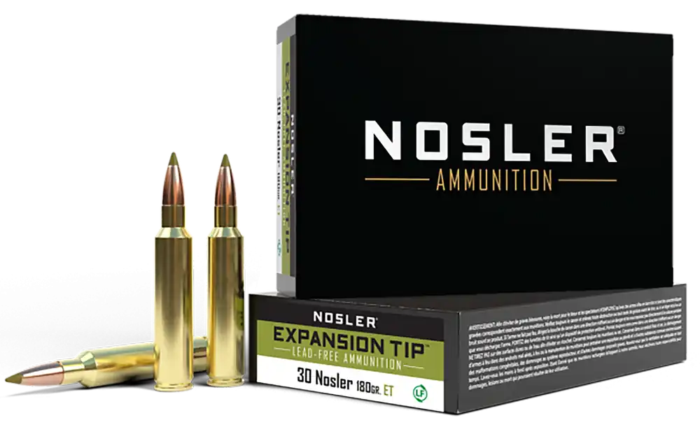 Nosler E-Tip 30 Nosler 180 gr E-Tip Lead-Free 20 Bx