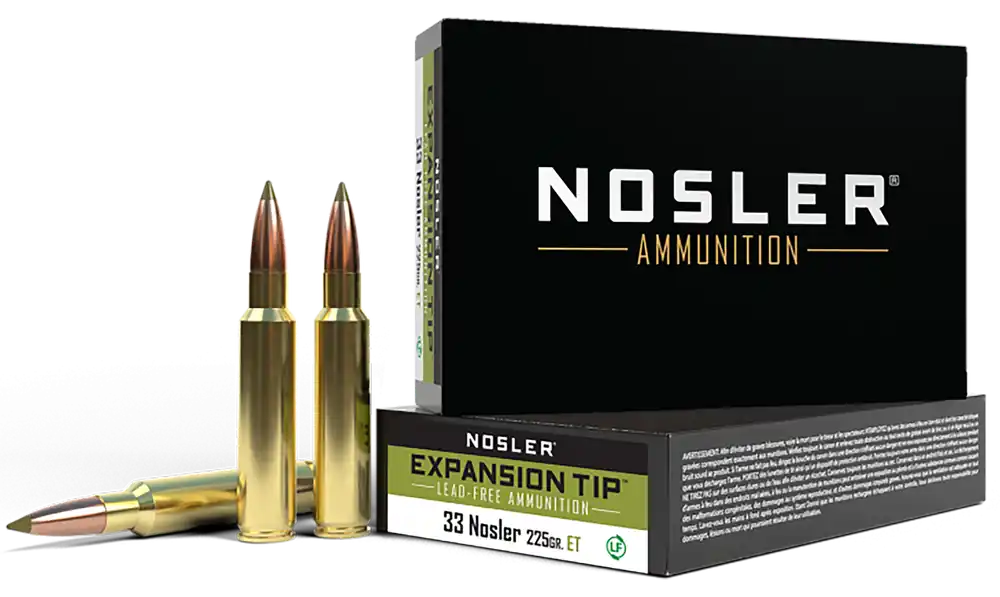 Nosler E-Tip 33 Nosler 225 gr E-Tip Lead-Free 20 Bx