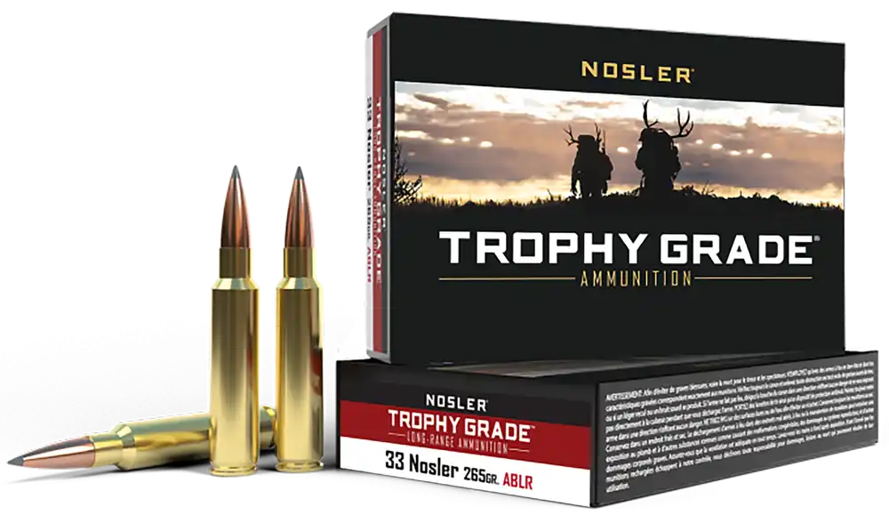 Nosler Trophy Grade Long Range 33 Nosler 265 gr AccuBond Long Range 20 Bx