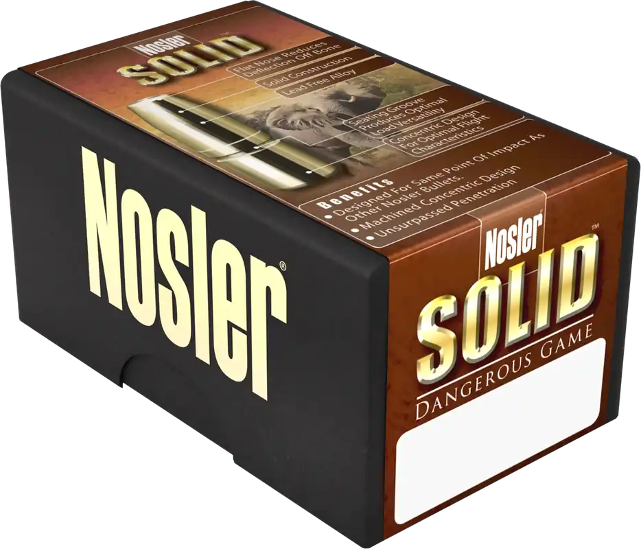 Nosler Safari 375 H&H Mag 300 gr Nosler Solid 20 Bx