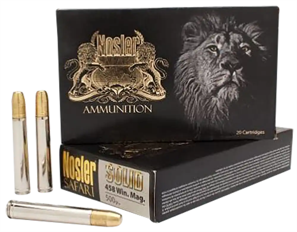 Nosler Safari 458 Lott 500 gr Nosler Solid 20 Bx