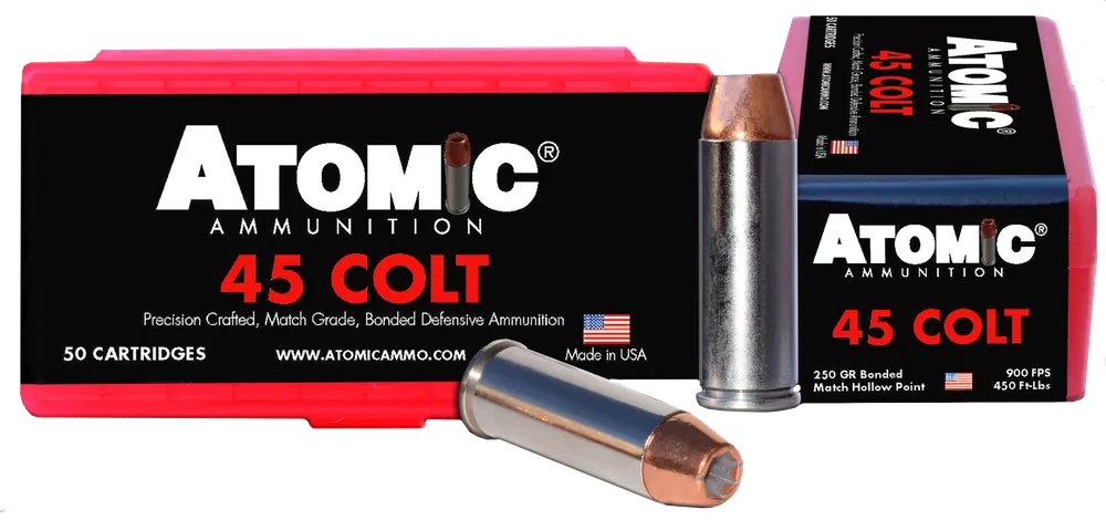 Atomic Pistol 45 Colt (LC) 250 Gr Bonded Match Hollow Point 50/Box