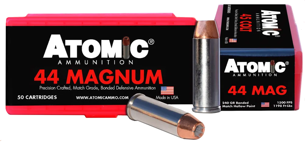 Atomic Pistol 44 Rem Mag 240 Gr Bonded Match Hollow Point 50/Box