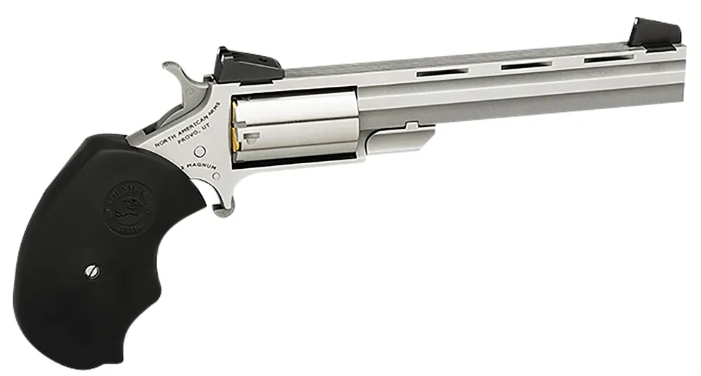 North American Arms Mini-Master 22 LR Revolver 4" 5+1 Stainless