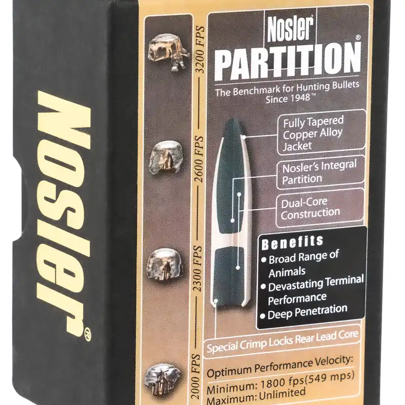 Nosler Partition 6.5mm 125 Gr Partition Spitzer 50/Box