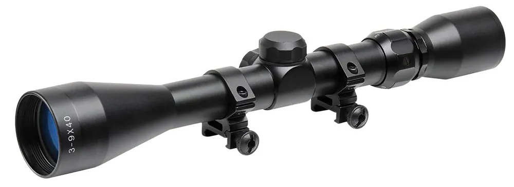 TruGlo Buckline Black Anodized 3-9x 40mm 1" Tube