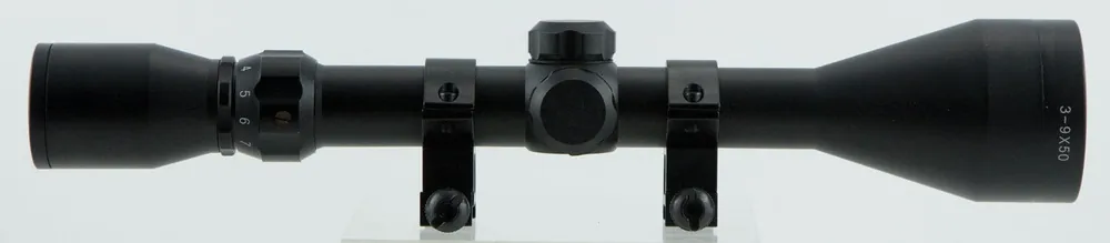 TruGlo Buckline Black Anodized 3-9x50mm 1" Tube