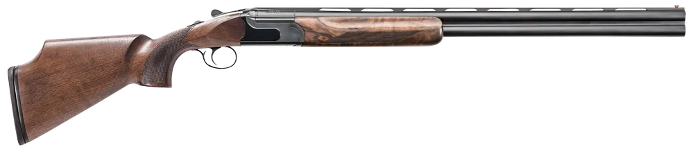 Charles Daly 930126 214E Compact 12 Gauge with 28" Barrel, 3" Chamber, 2rd Capacity, Blued Metal Finish & Oiled Walnut Fixed Checkered Stock Right Hand Includes 5 Chokes