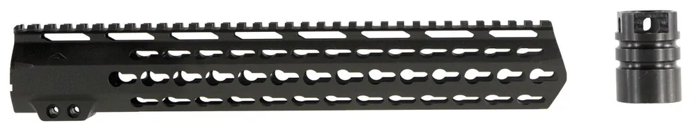 Aim Sports AR Handguard 13.50" High KeyMod Style Made of 6061-T6 Aluminum with Black Anodized Finish for 308 Cal AR-10