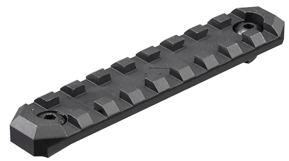 Aim Sports Rail Section M-LOK Rifle Picatinny Rail 9 Slot Black Anodized 6061-T6 Aluminum